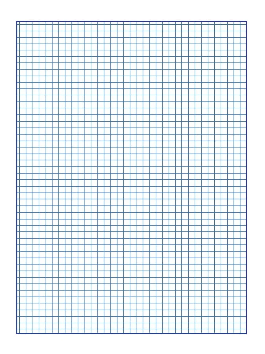 Free 1/4 Inch Graph Paper Printable 8.5x11
