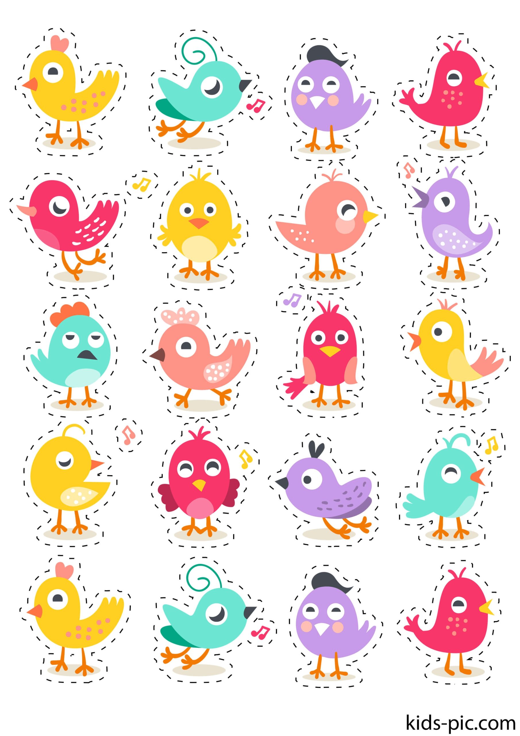 Cut Out Bird Template Printable