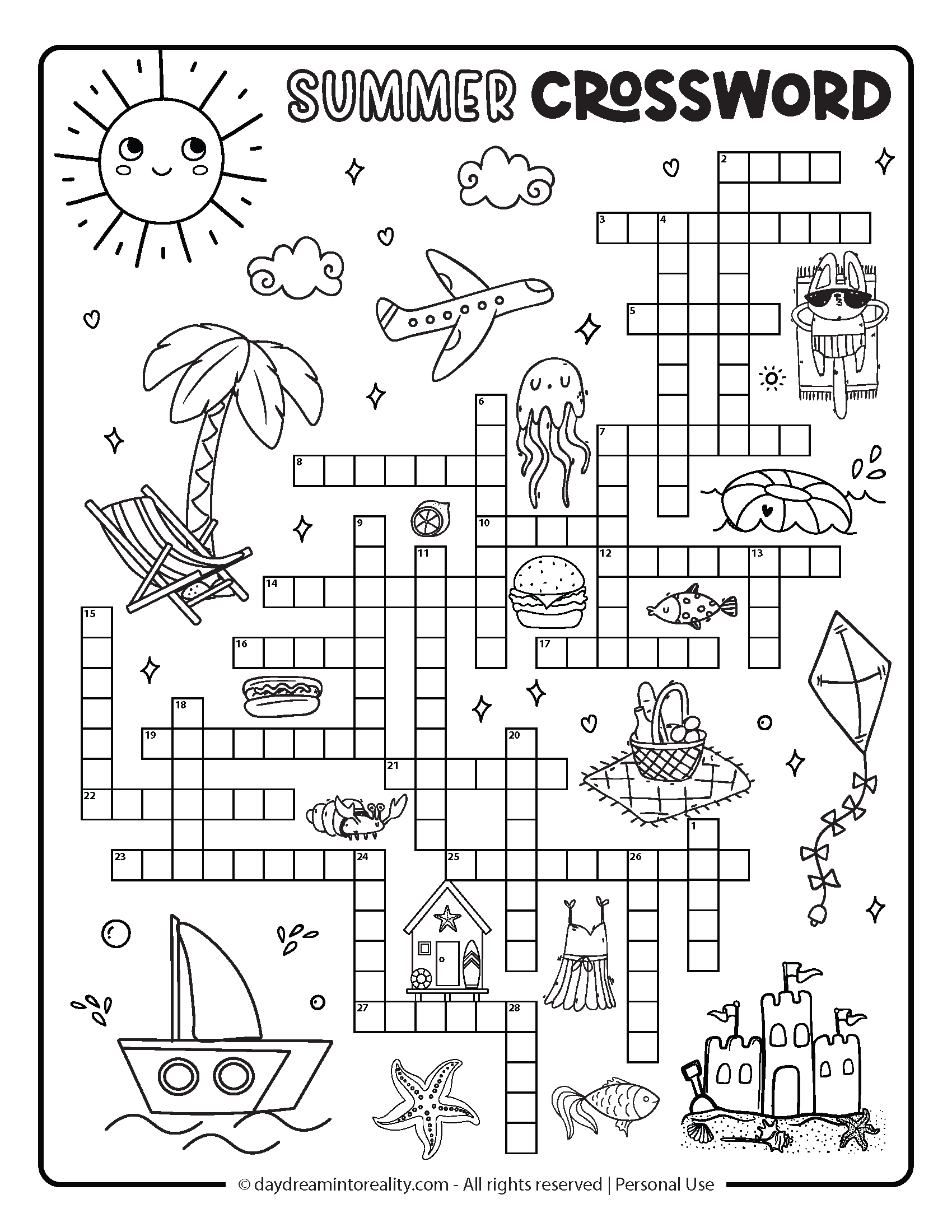 Crossword Puzzles Printable Puzzles For Kids