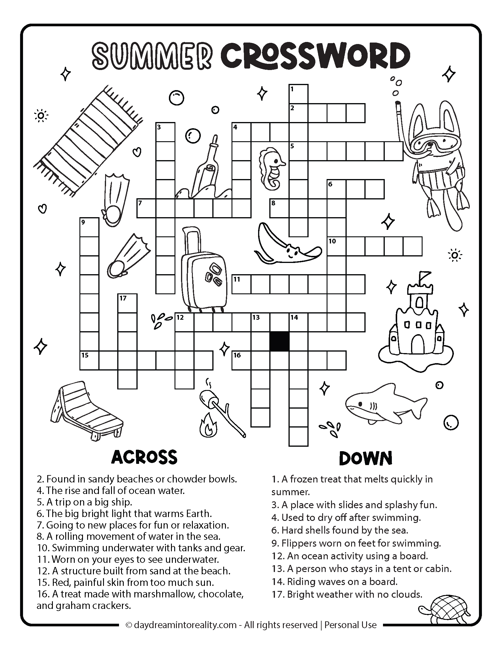 Free Crossword Puzzles With Answers Printable