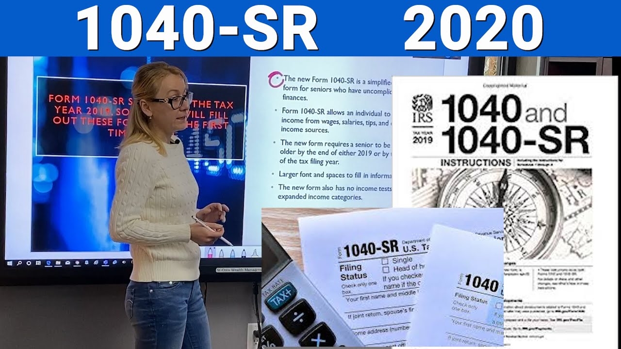 1040SR New IRS Form 1040 SR For Seniors 65 Or Over