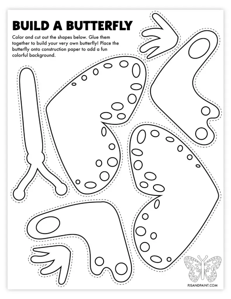109 Free Printable Build Your Own Crafts Pjs And Paint