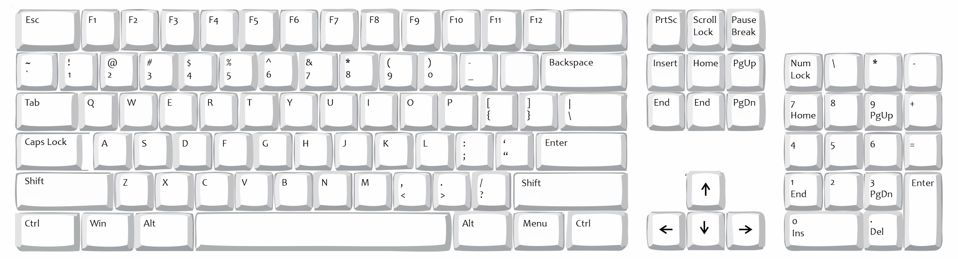 12 Computer Keyboard Worksheet Free Free PDF At Worksheeto