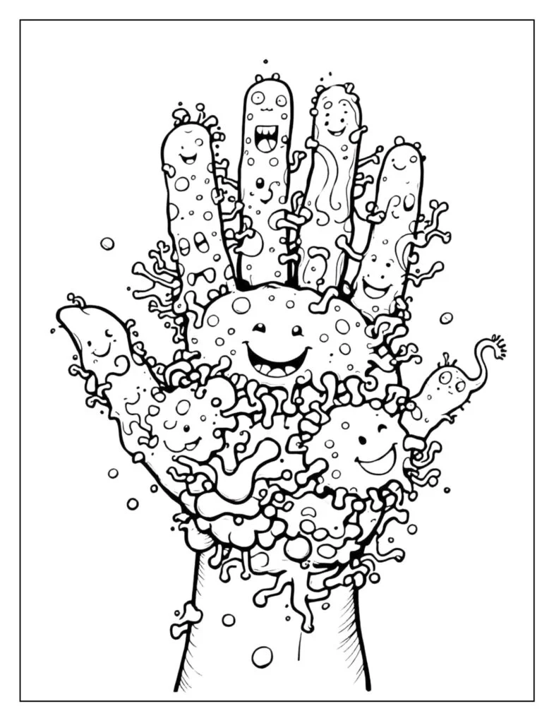 15 Free Germs Coloring Pages PDF Printables Freentable
