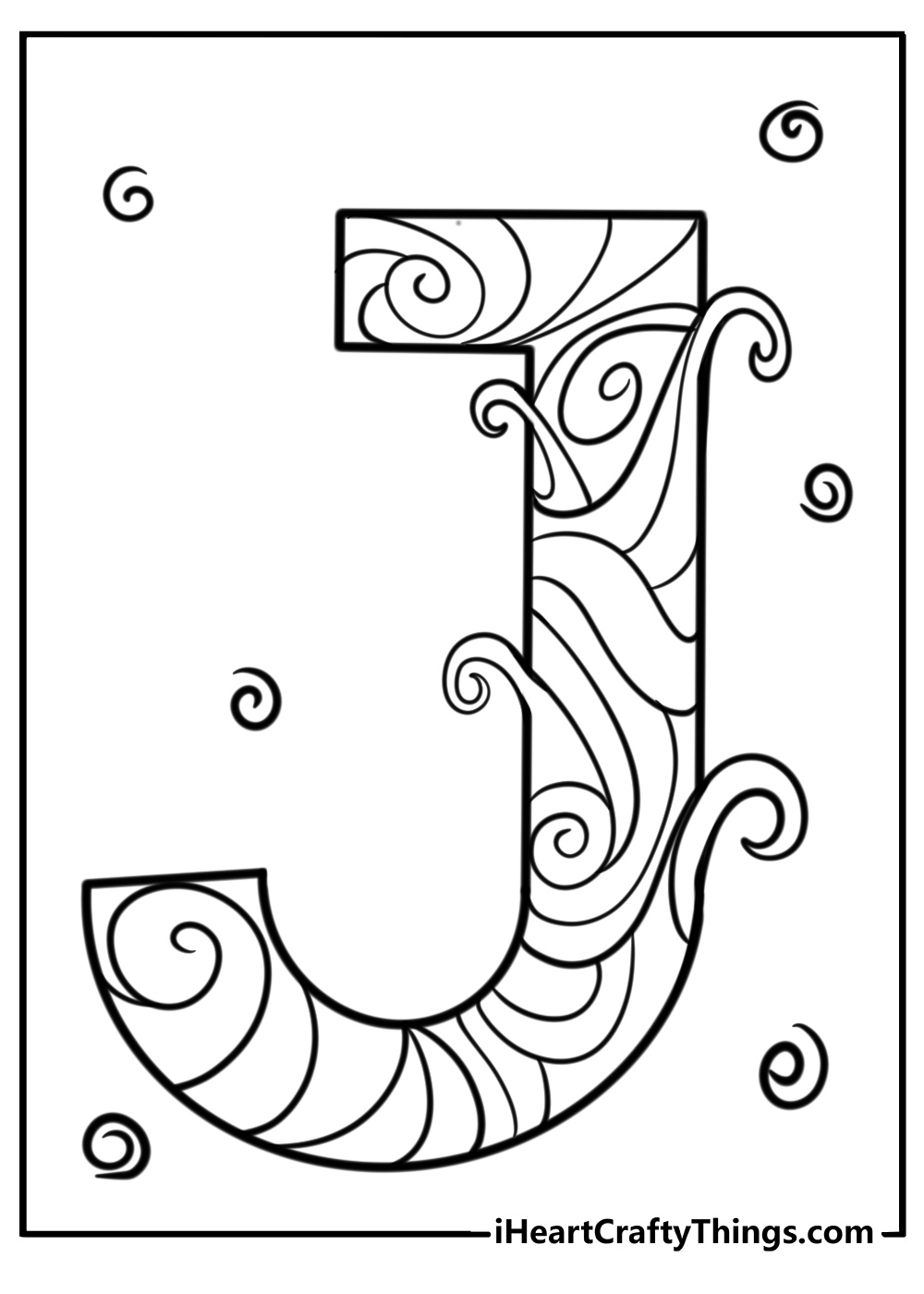 Letter J Coloring Sheet