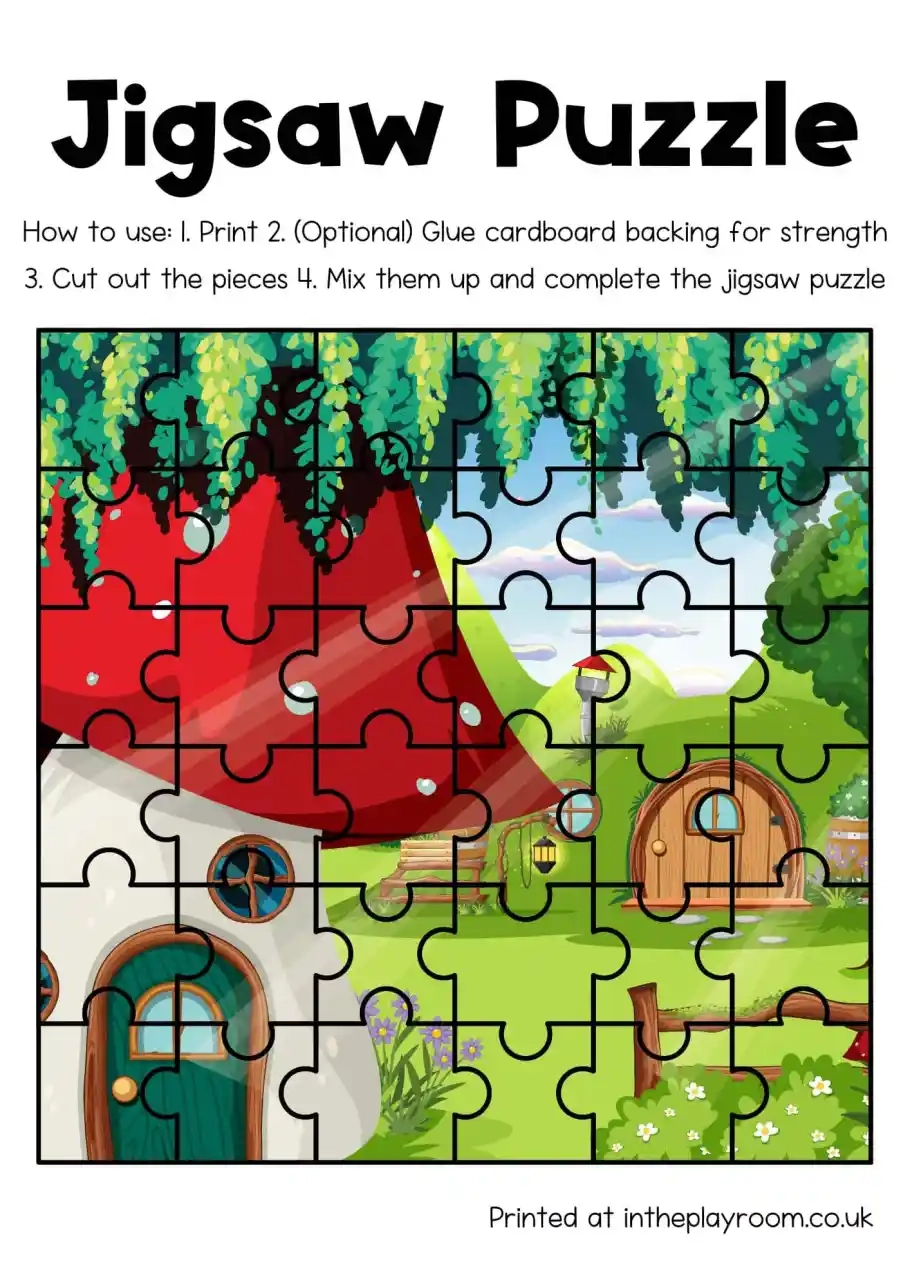Kids Games Puzzles Printable