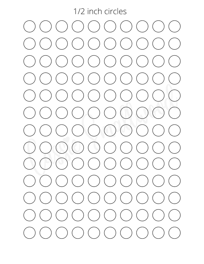 17 Sizes Of Printable Circle Templates Cassie Smallwood