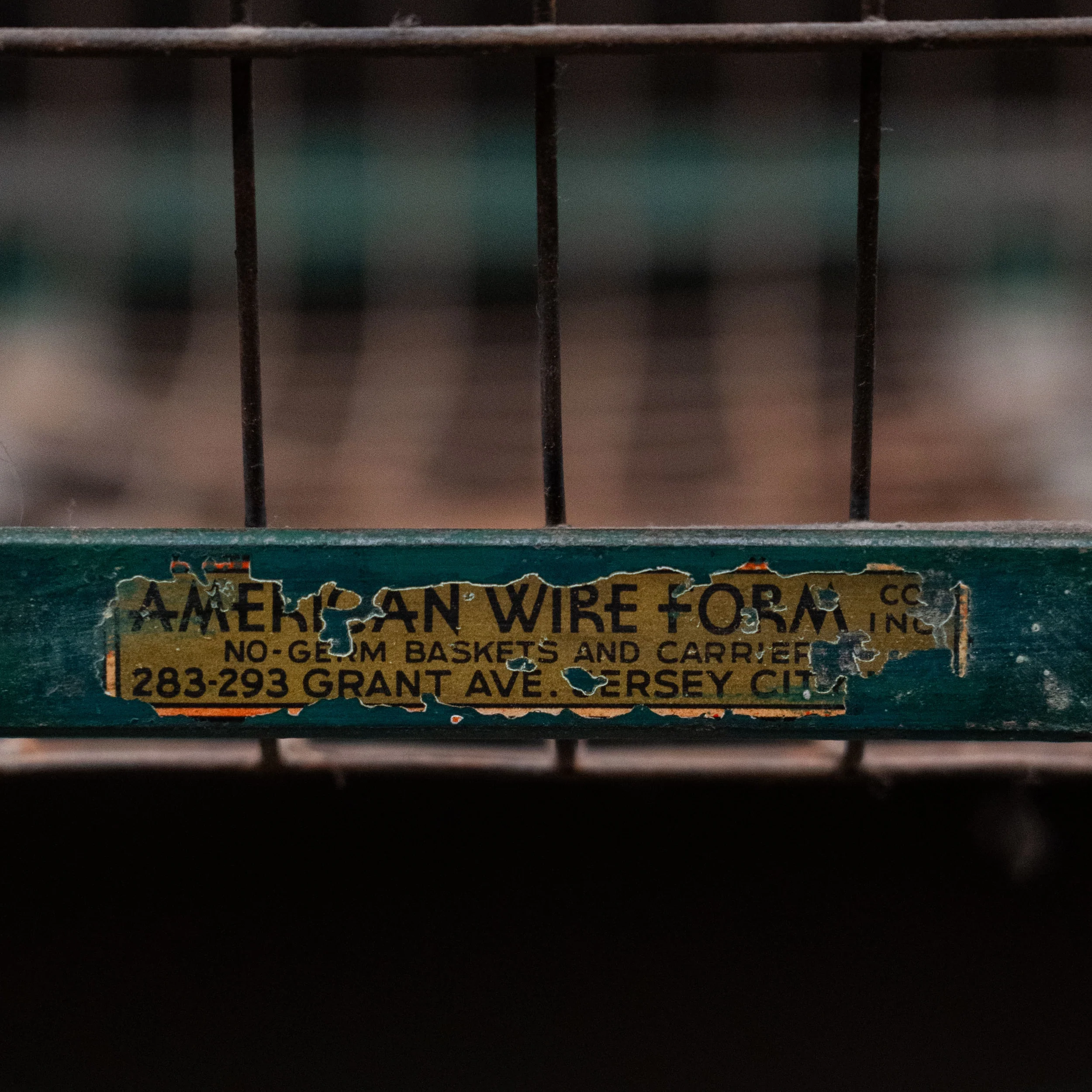 1930 Rolling Wire Shopping Cart By American Wire Form Co 