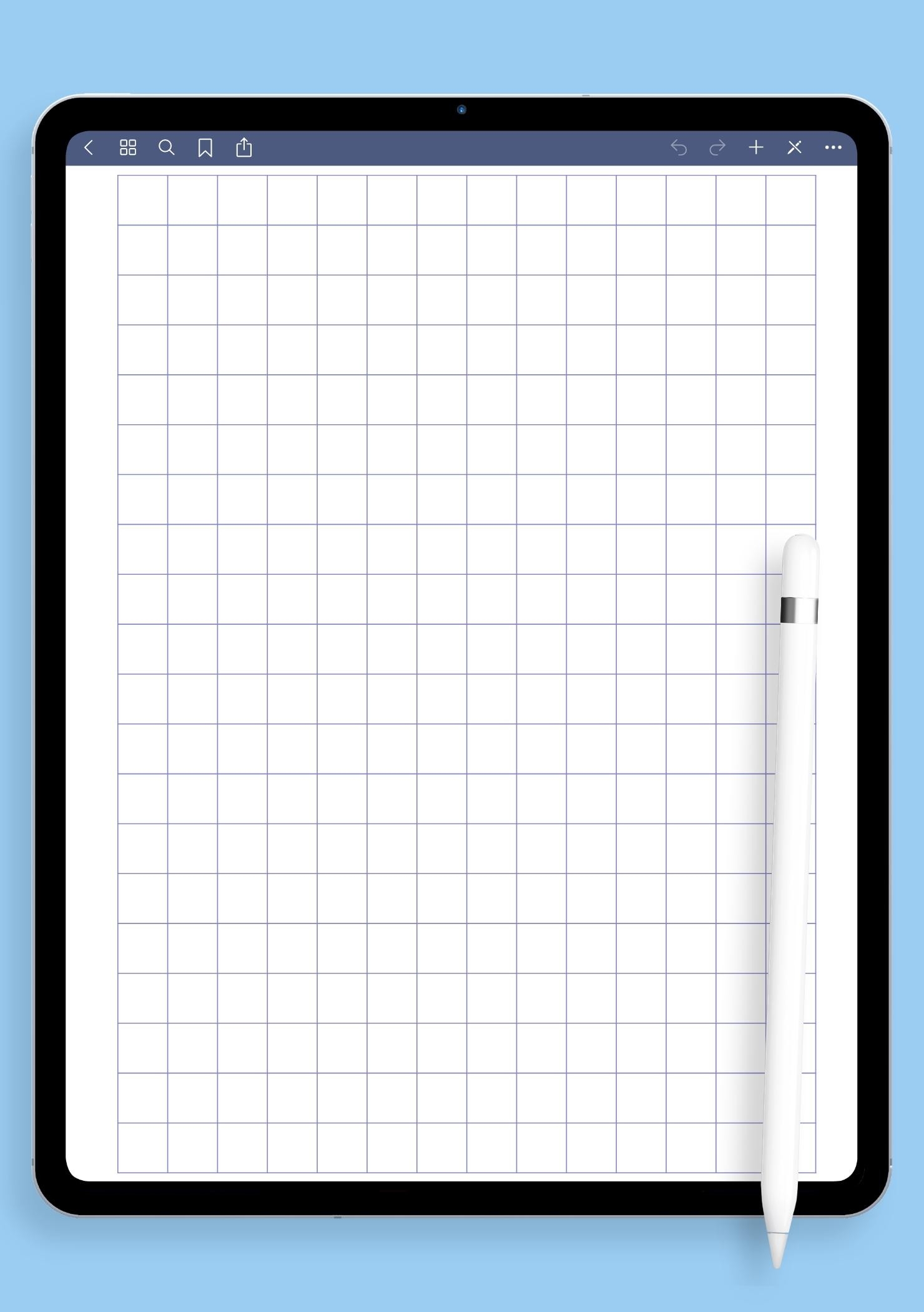 One Centimeter Graph Paper Printable