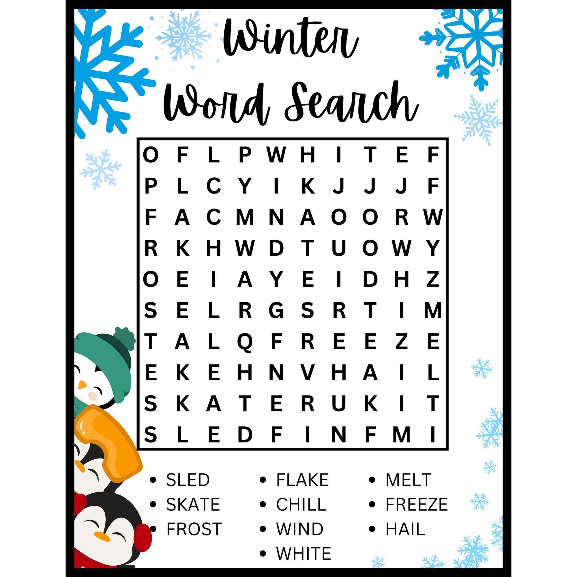 Word Puzzles Printable For Grade 1