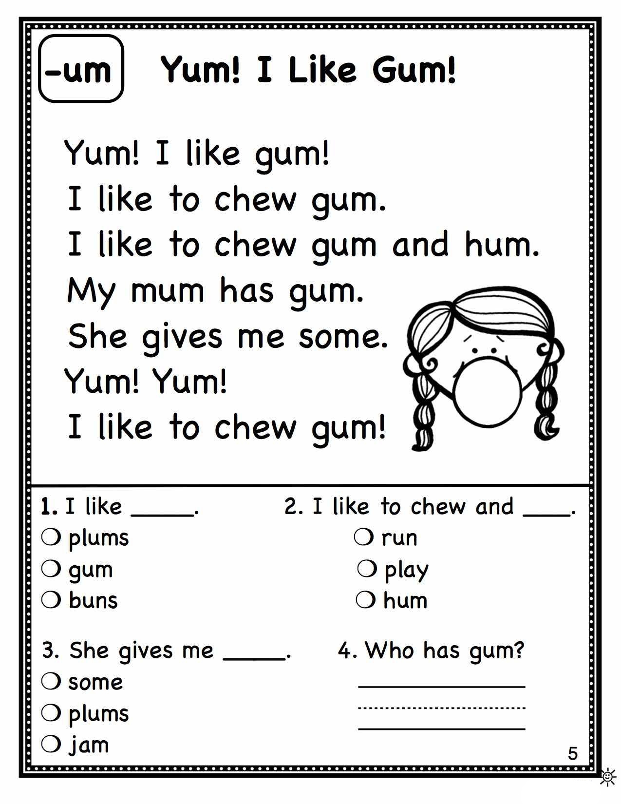 1st Grade Reading Comprehension Worksheets Engage Young Minds