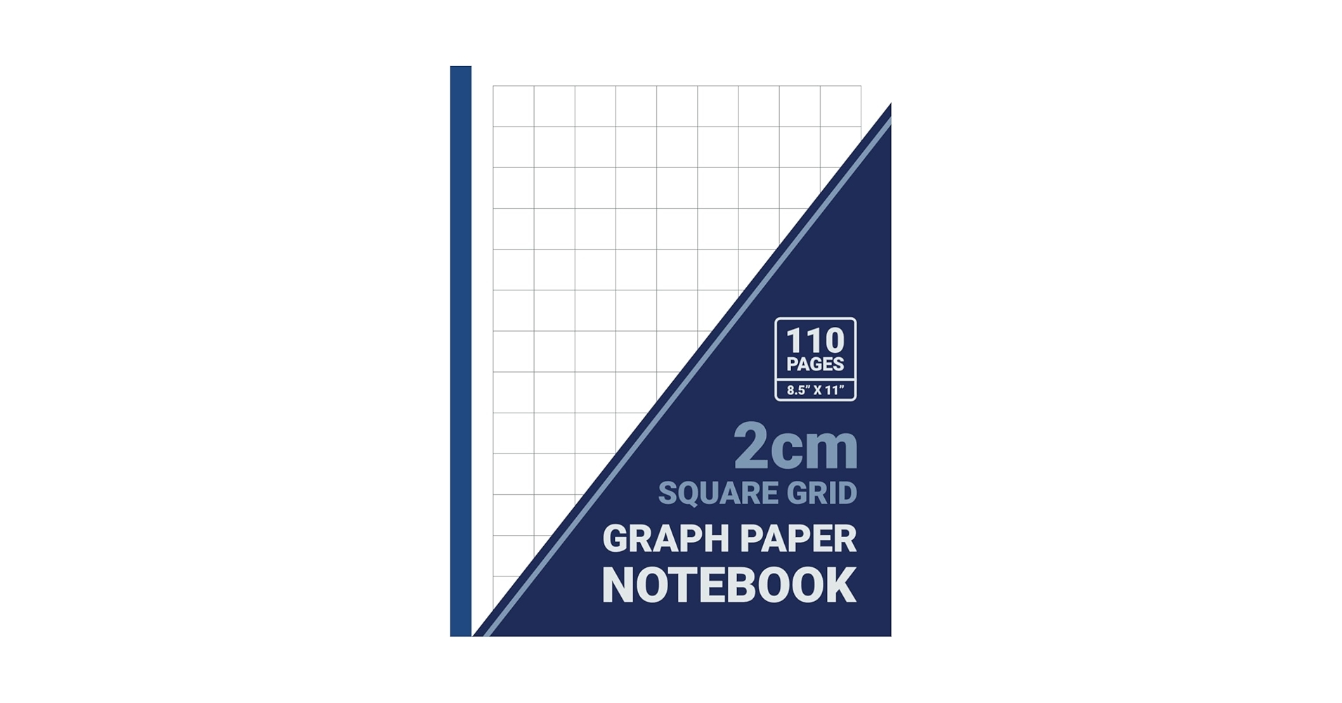 2 Cm Square Grid Graph Paper Notebook 2 Cm X 2 Cm Squares 20 Mm 