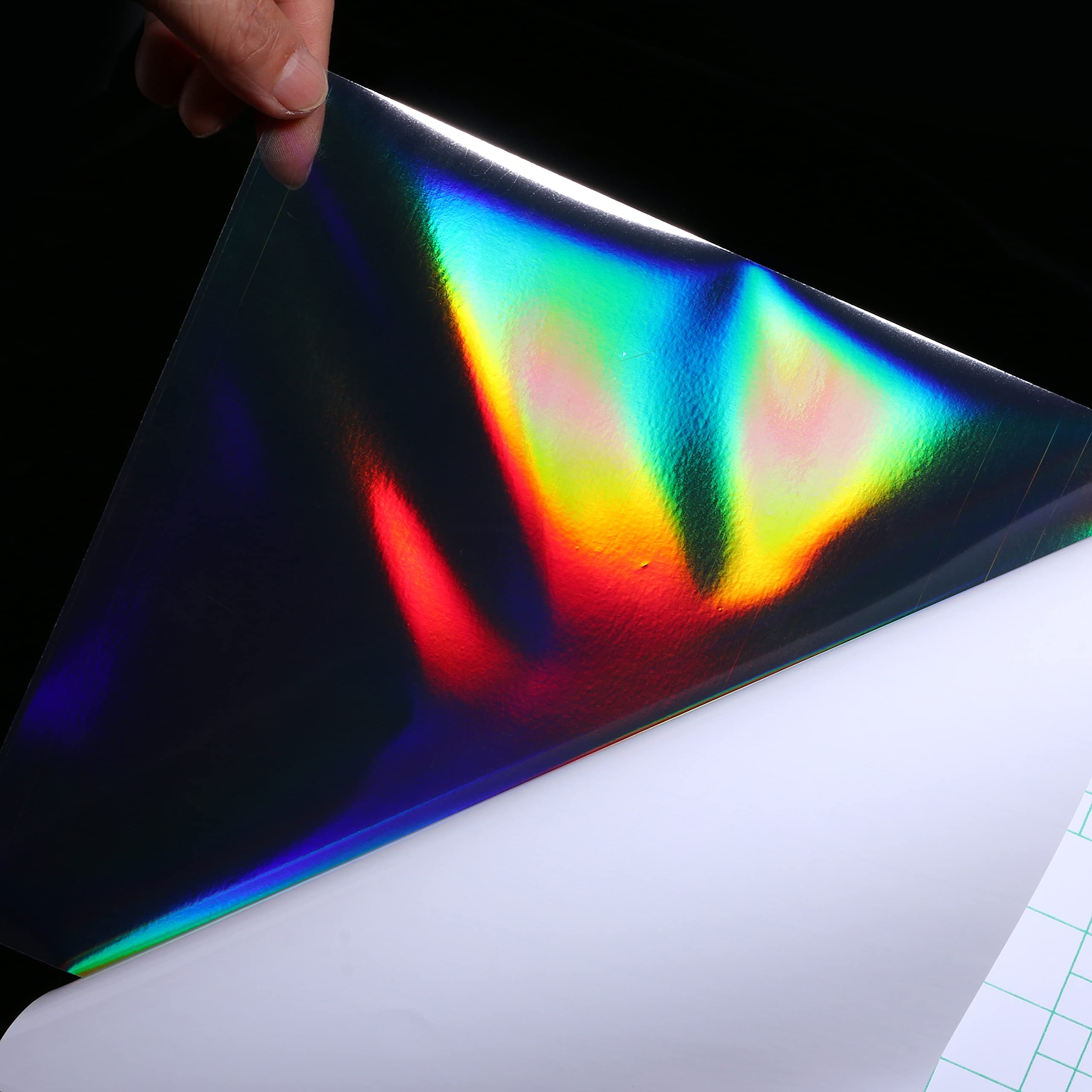 20 Sheets A4 210 X 297 Mm Clear Holographic Stickers Paper 