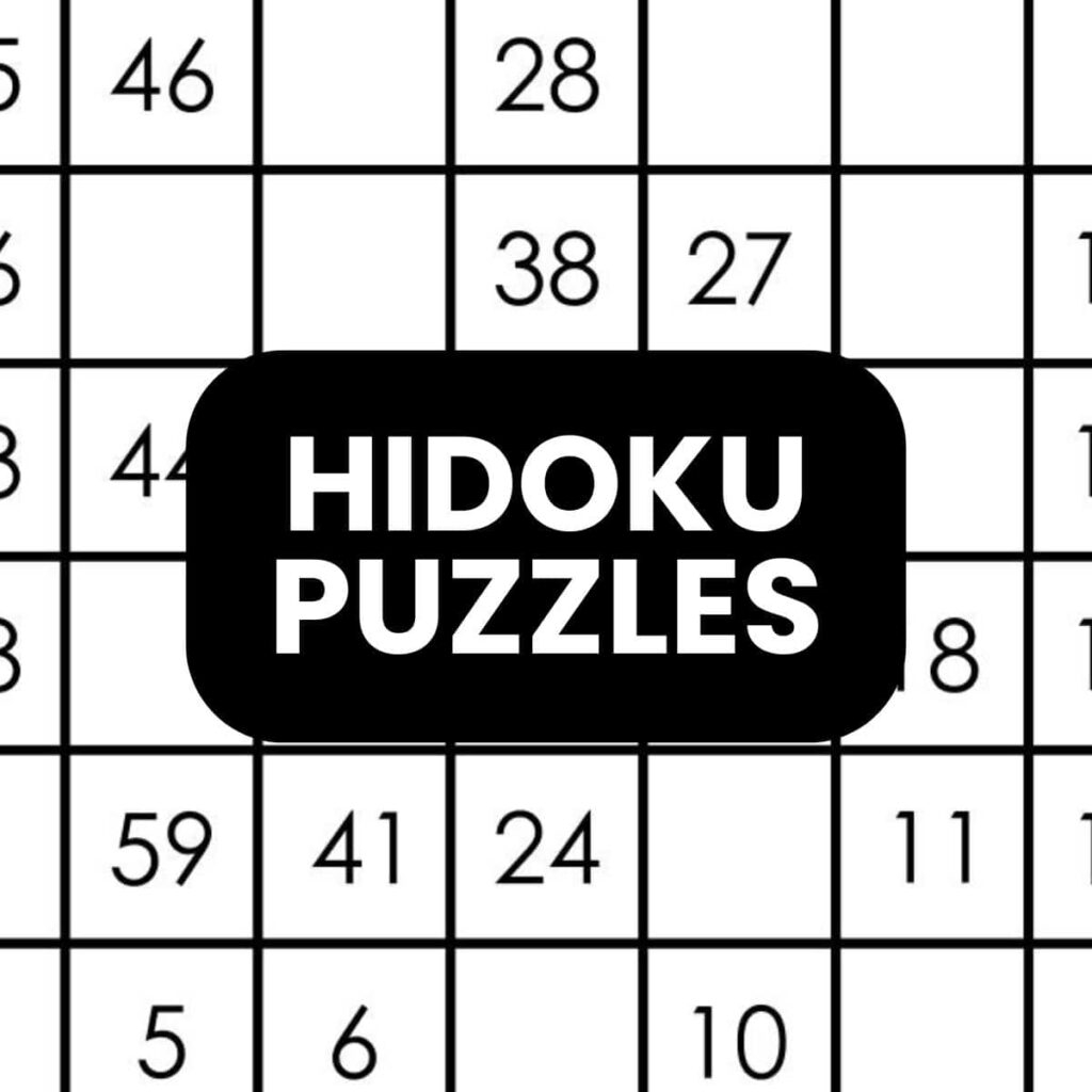 2025 Hidoku Logic Puzzles Math Love