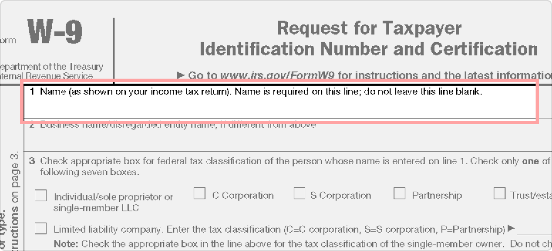 W 9 Form Latest Version