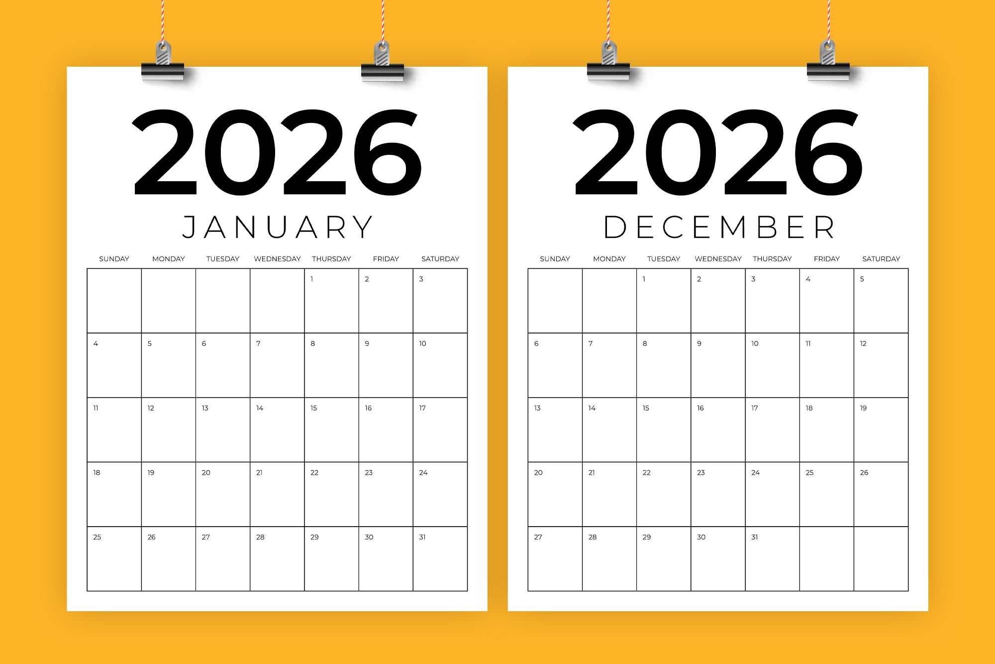 2026 Vertical 8 5 X 11 Inch Calendar Template By Running With 