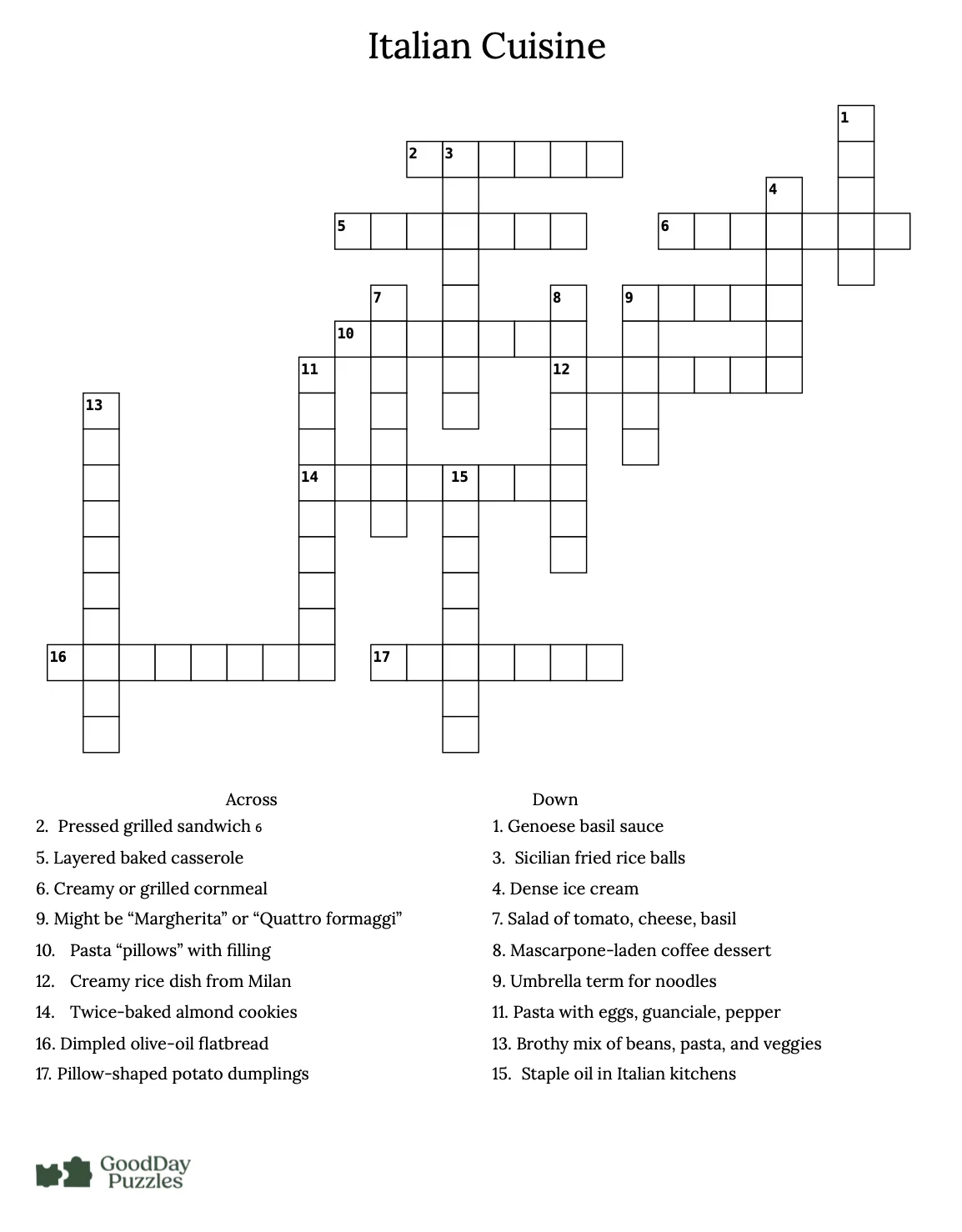 Crossword Puzzles Printable