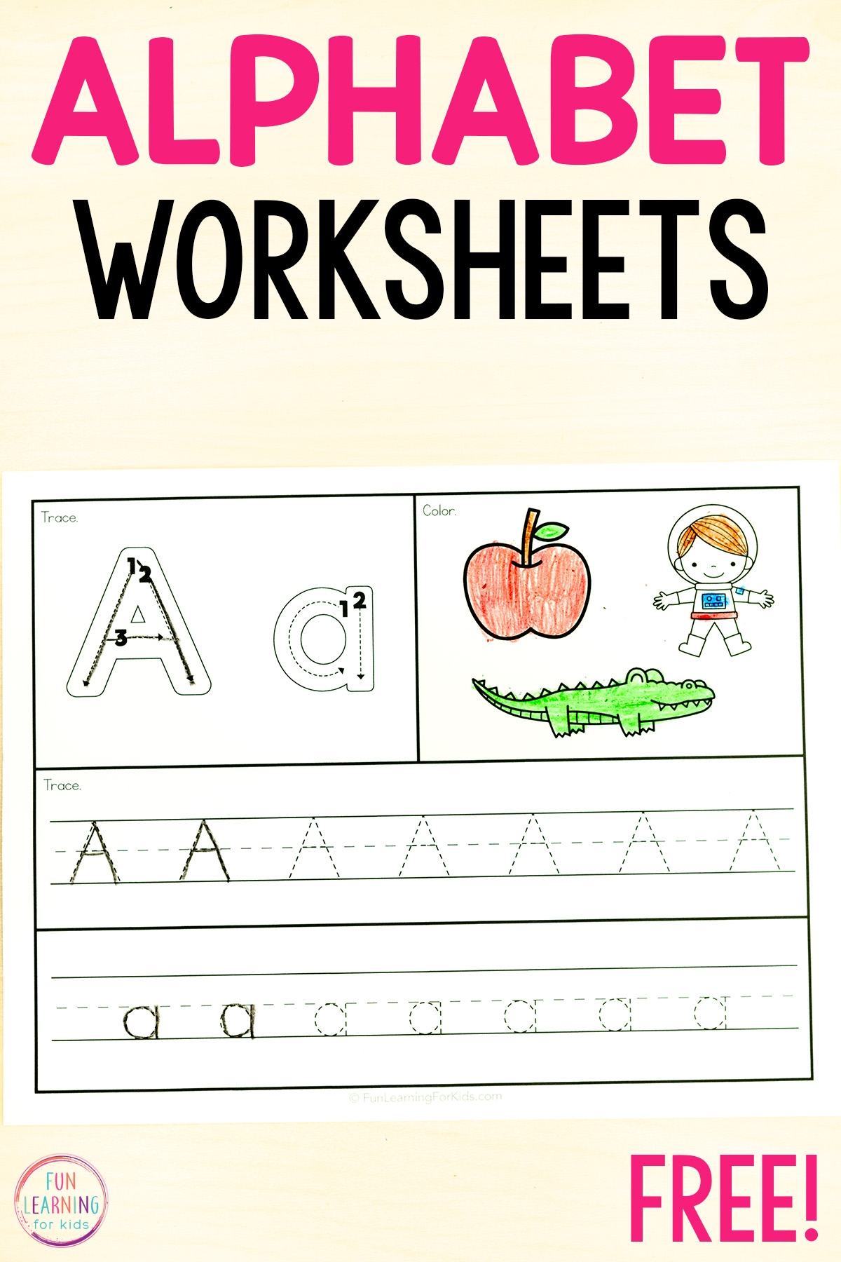 Free Printable Letter A Tracing Worksheets