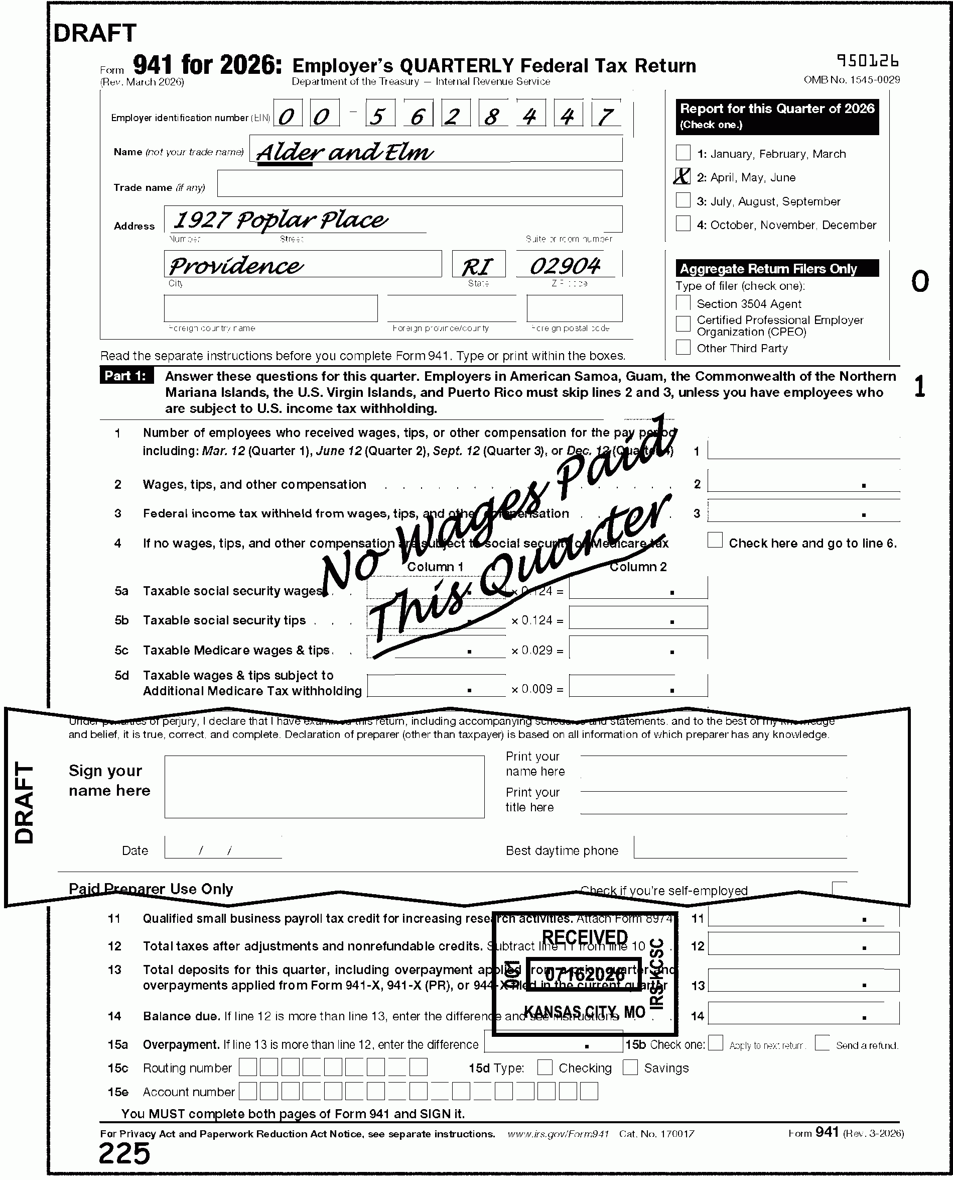 3 11 13 Employment Tax Returns Internal Revenue Service
