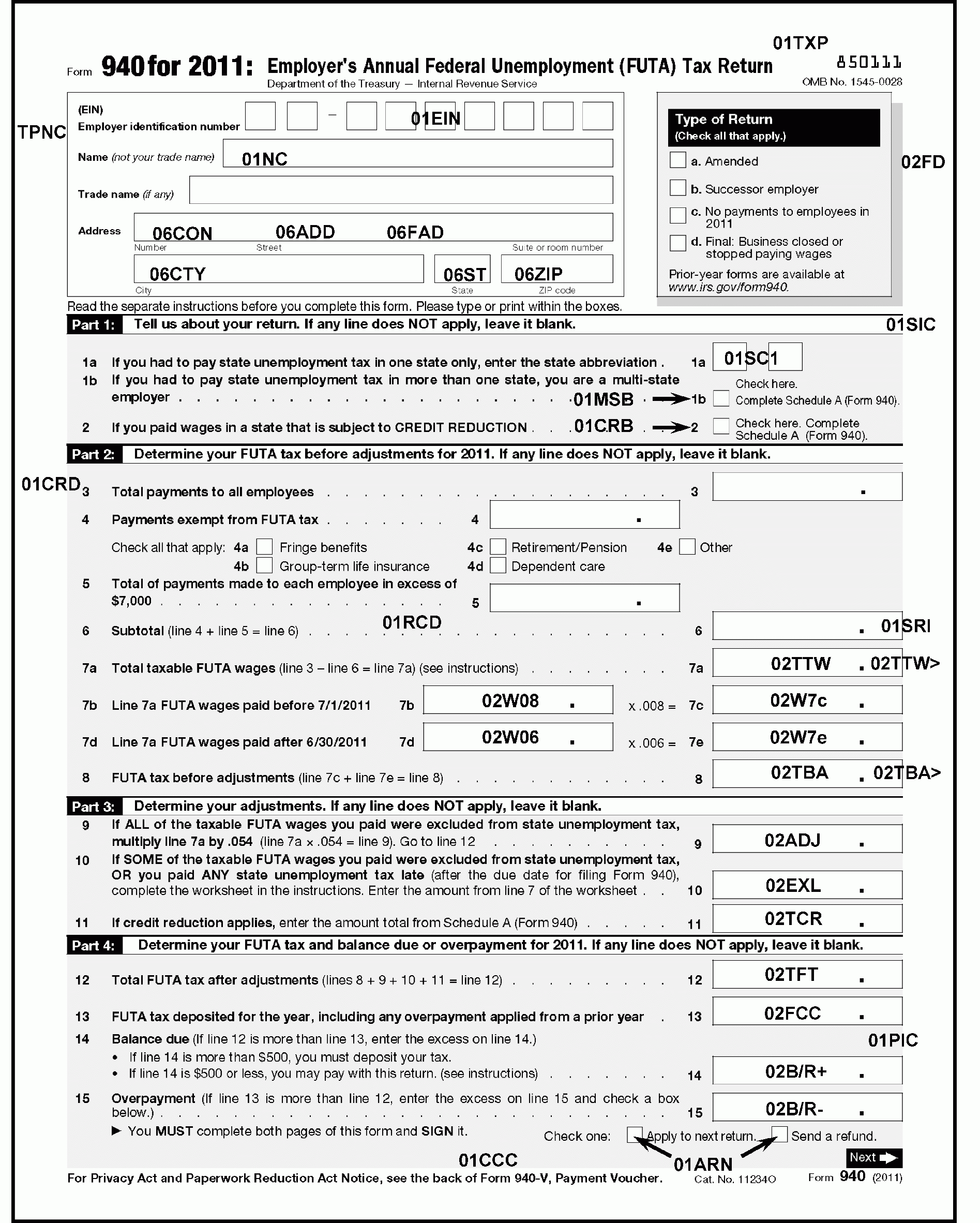 3 12 154 Unemployment Tax Returns Internal Revenue Service