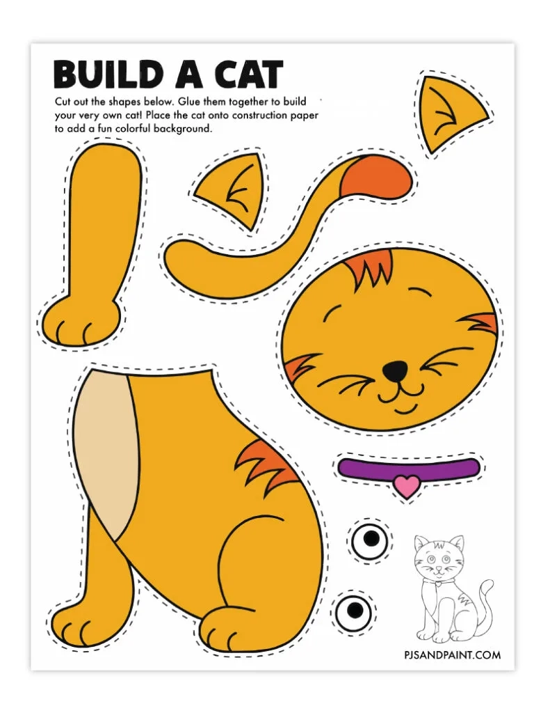 Cut And Glue Printables