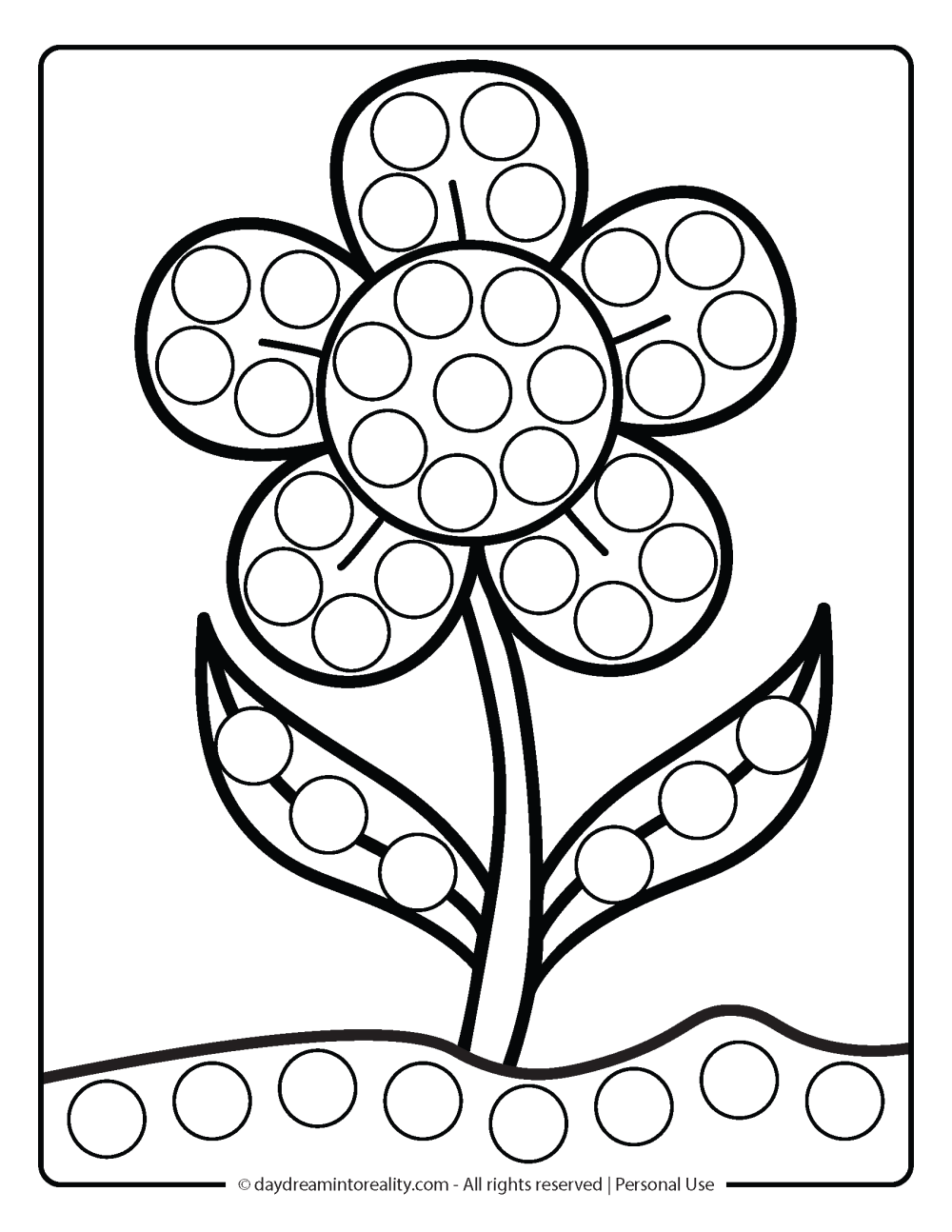 35 Spring Dot Marker Pages Free PDF Printables Daydream Into 