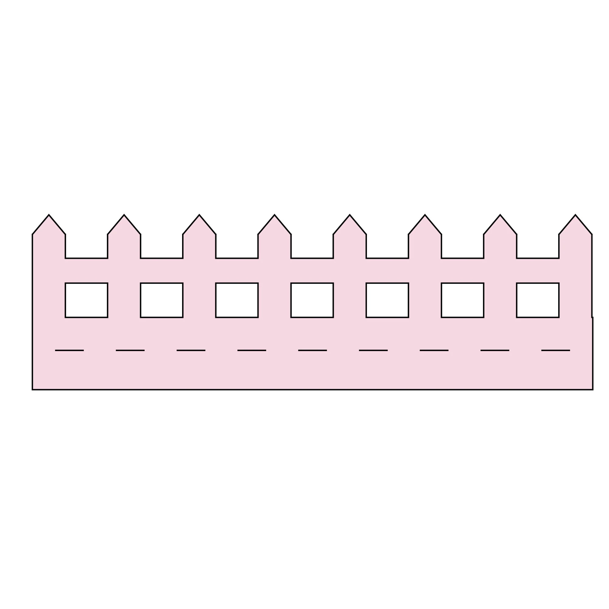 3D Paper Fence Digital File Instant Download Svg Png Dxf For 
