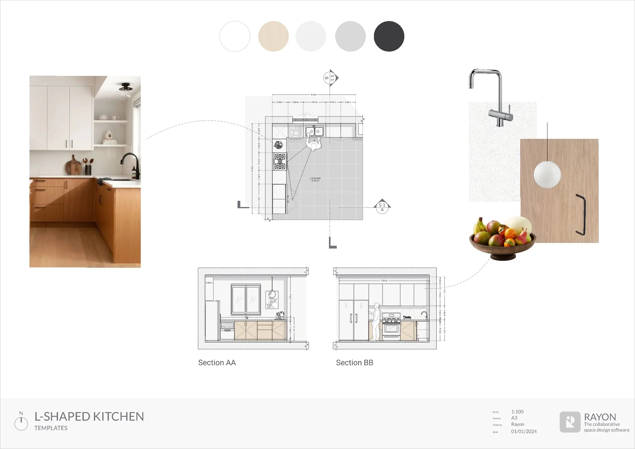 4 Kitchen Layouts Templates For Interior Designers Rayon