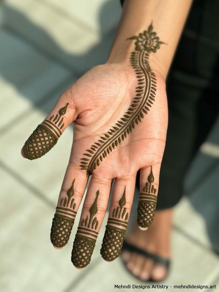 41 Discover Top Easy Front Hand Simple Mehndi Design