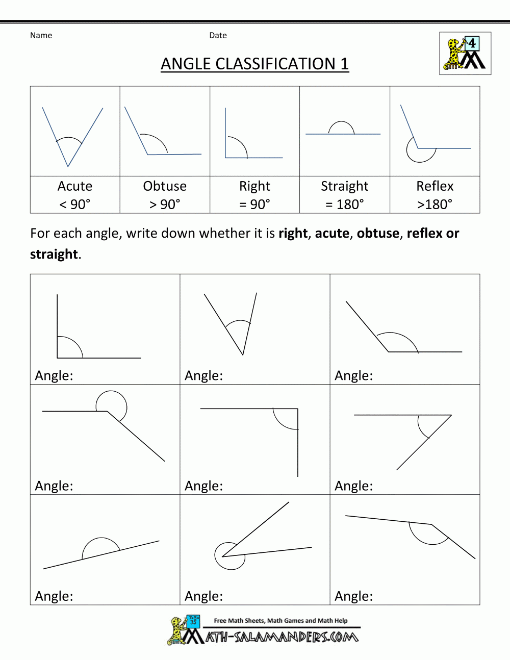 4th Grade Geometry
