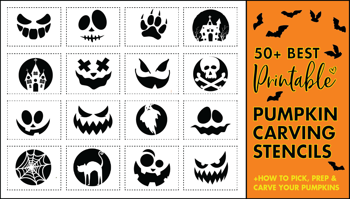 50 Easy Pumpkin Carving Stencils The Ultimate Guide To Pumpkin 