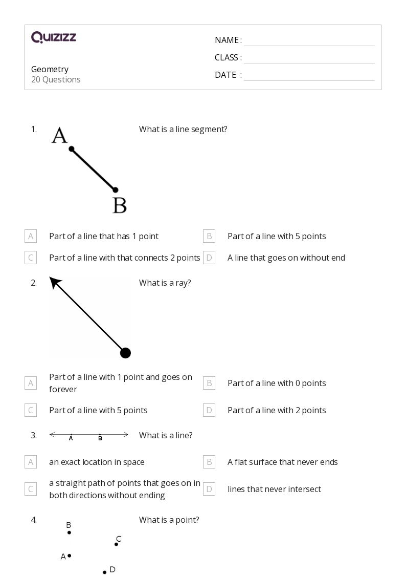 50 Geometry Worksheets For 4th Grade On Quizizz Free amp Printable