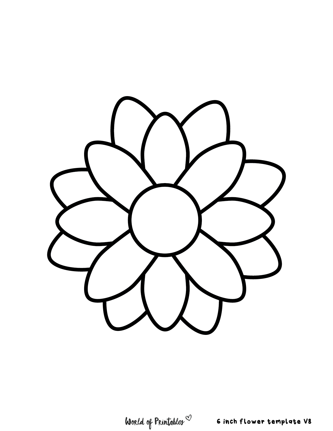 Flower Printables Free Template