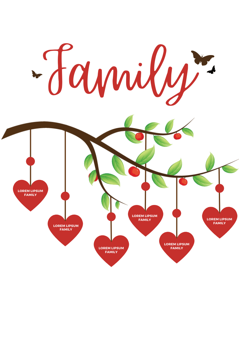 Printable Heart Tree Template