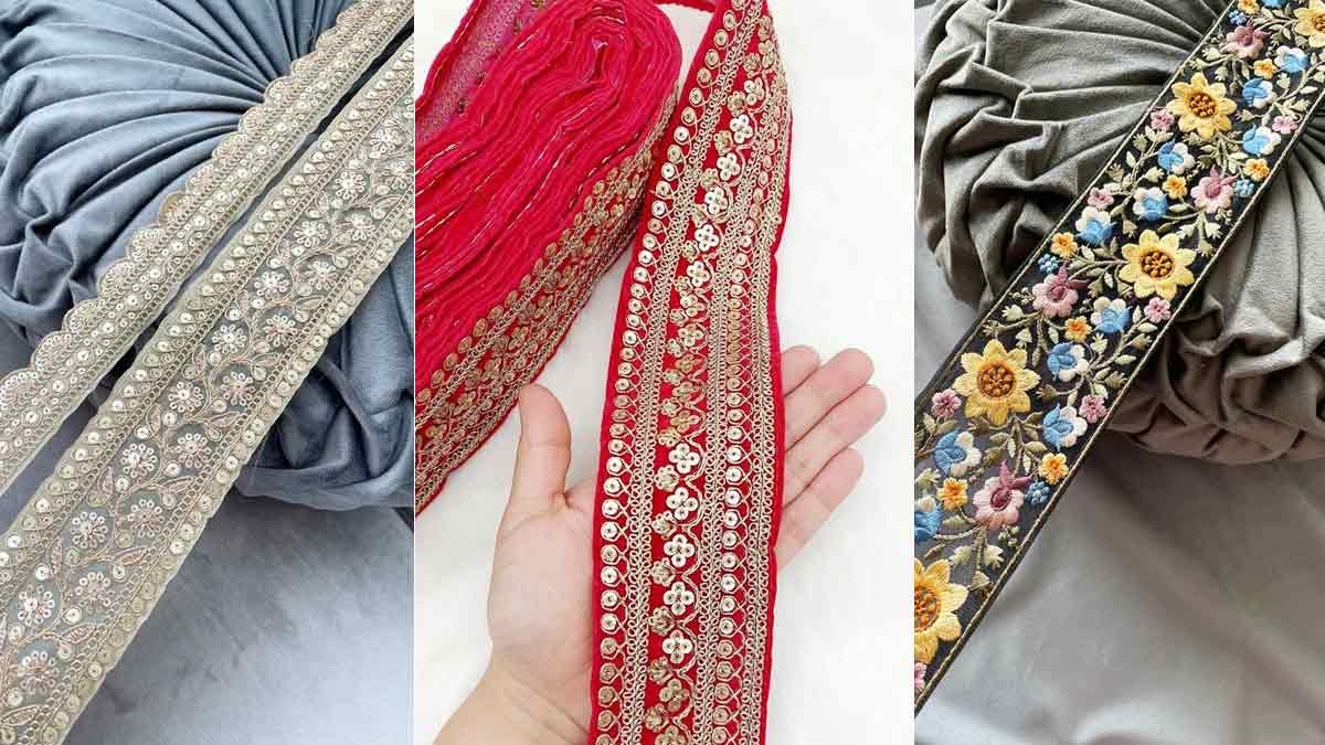 7 Latest Lace Designs For Saree In 2024 Herzindagi
