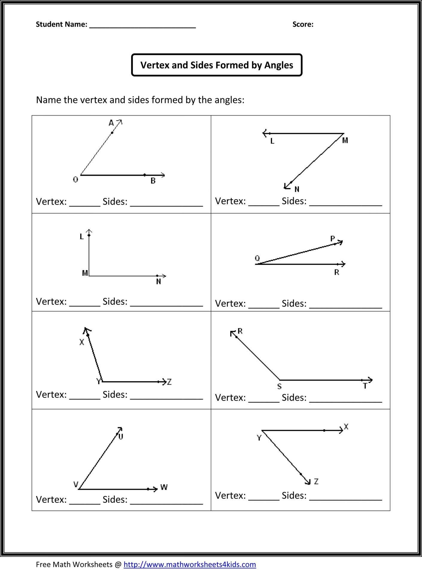 8 4Th Grade Geometry Worksheets Printable Geometry Worksheets 
