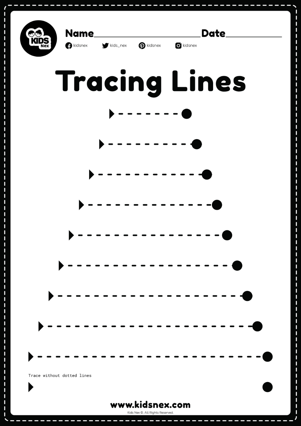 9 Tracing Lines Worksheets Ideas Worksheets Line Tracing 