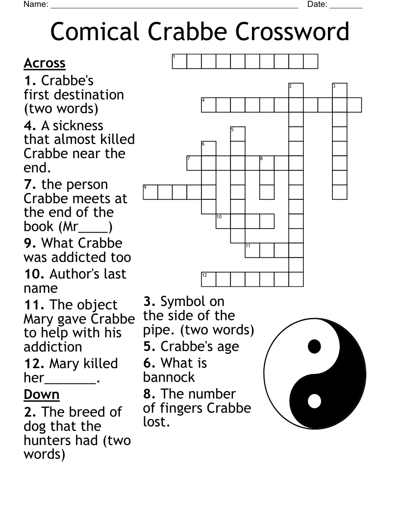 Clueless Crossword Puzzles Printable