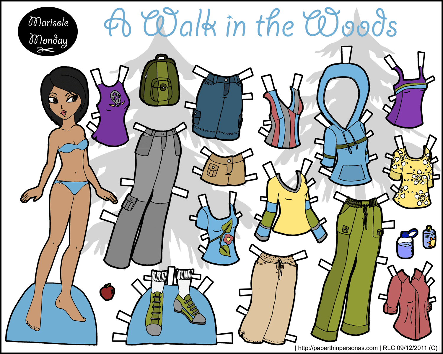 Free Printable Paper Doll Templates
