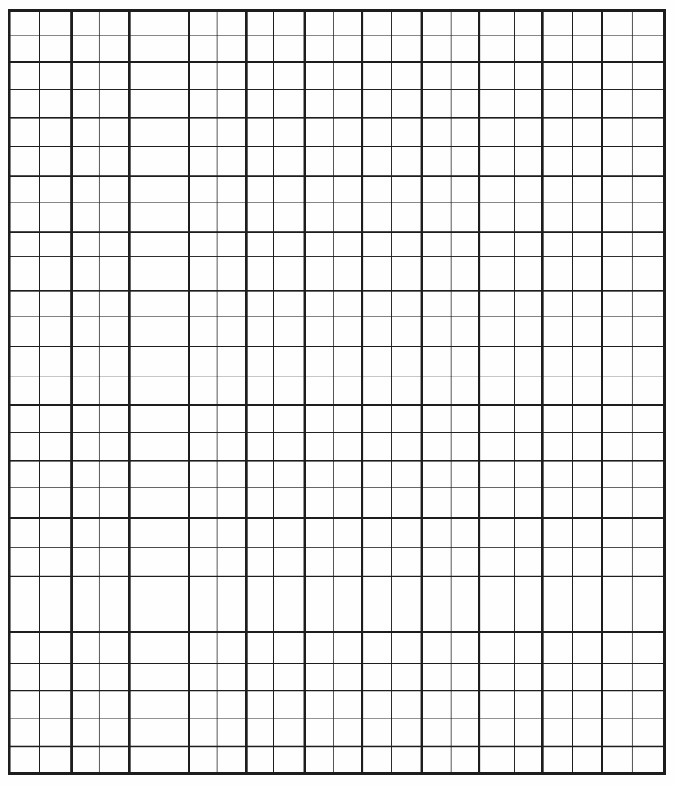 One Half Inch Graph Paper Printable