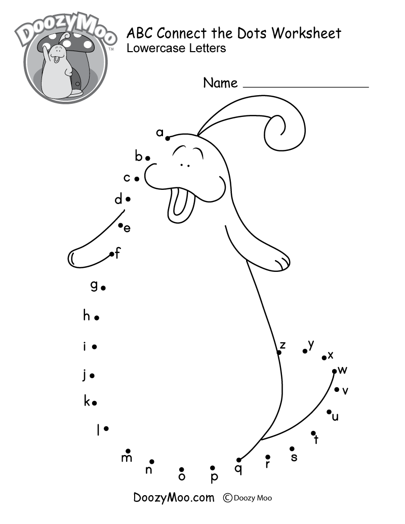 Dot Joining Worksheets For Kids