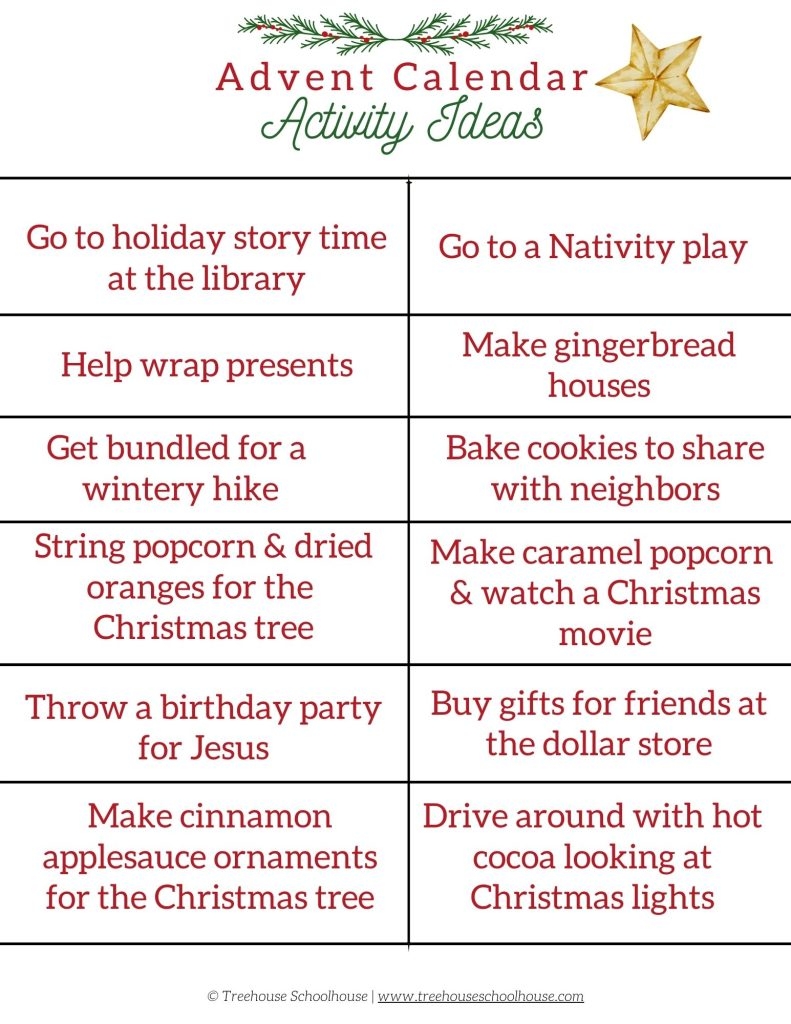 Advent For Children Printable