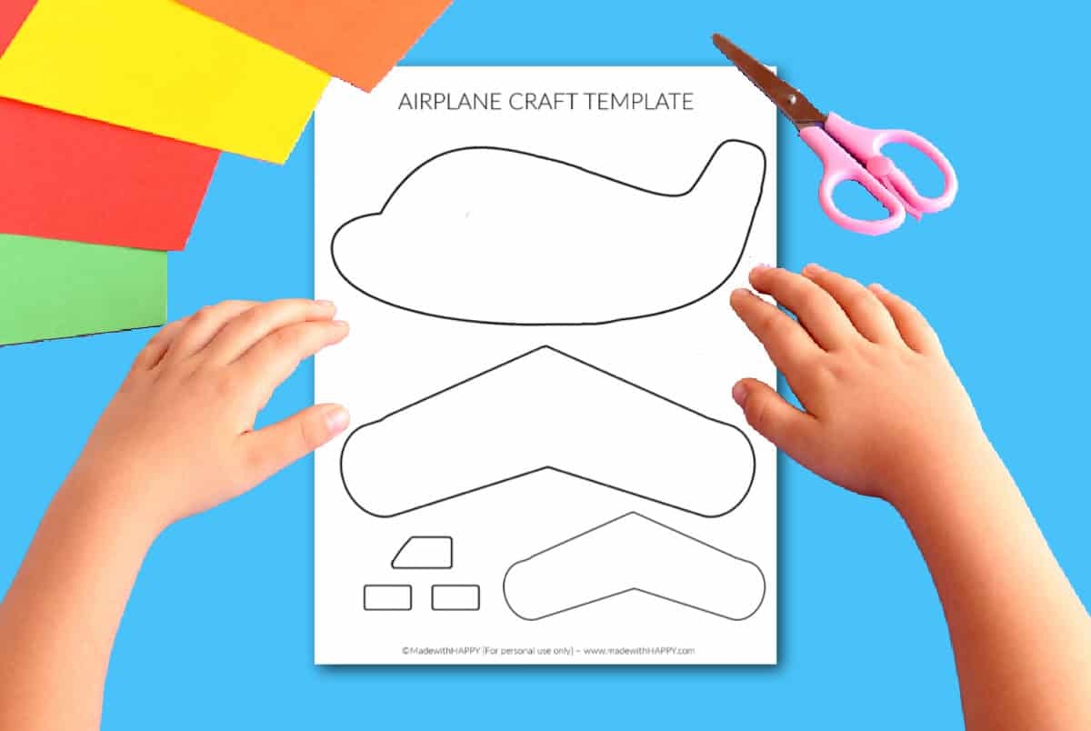 Printable Airplane Template