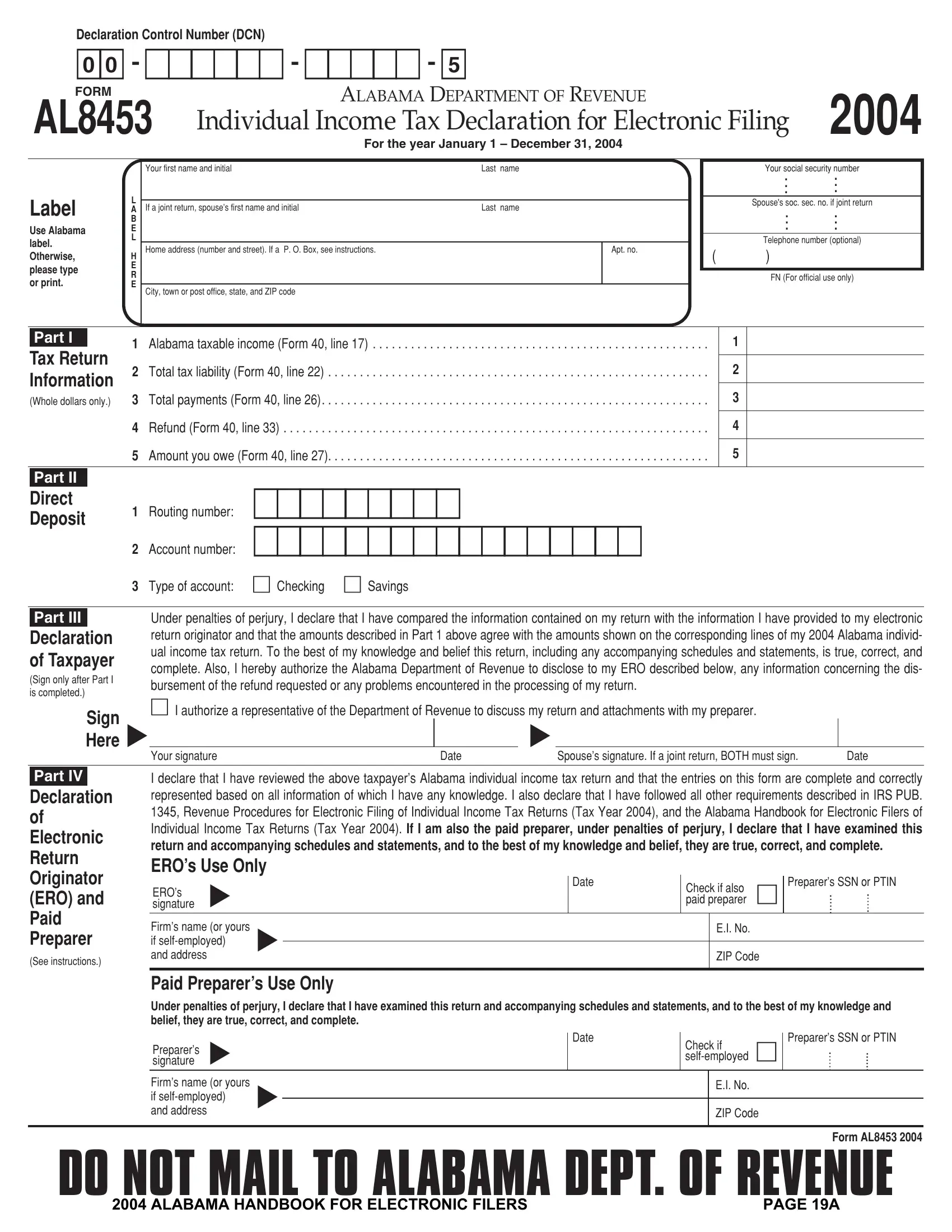 Irs Form M-8453