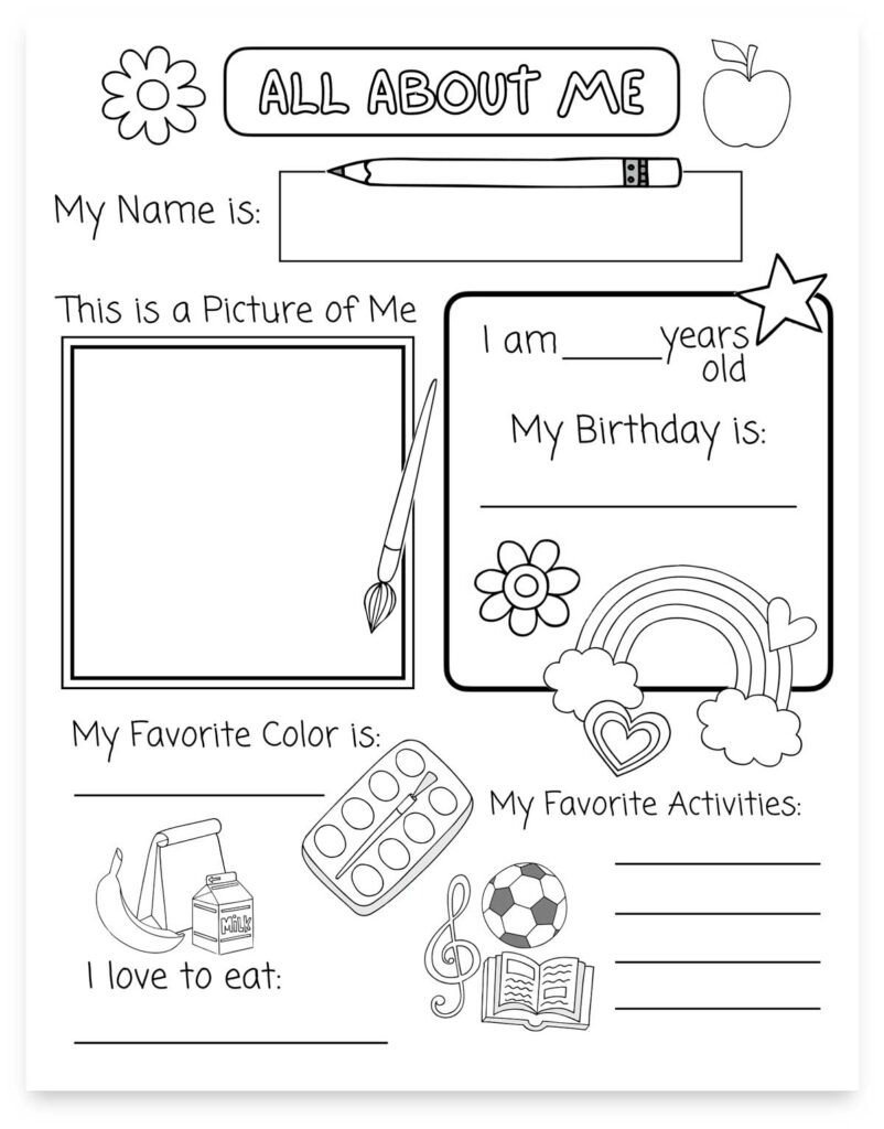 Printable Toddler Worksheets