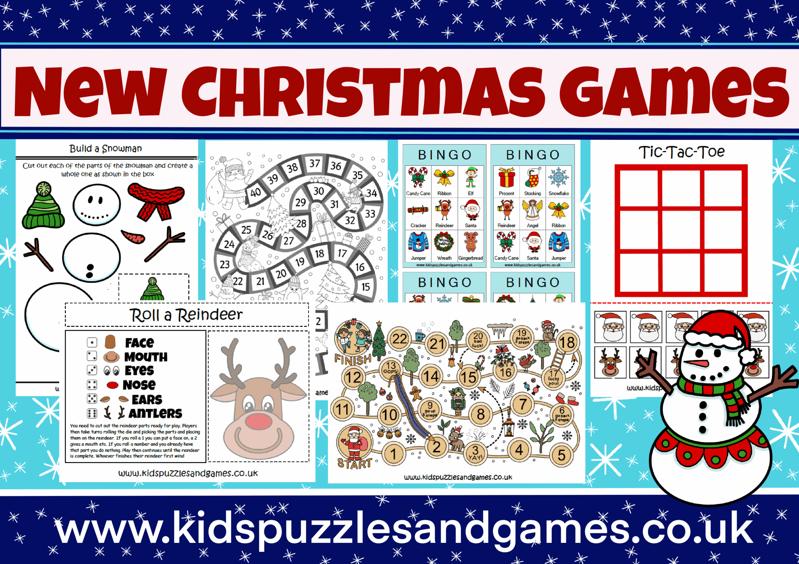 All New Christmas Games Kids Puzzles And Games