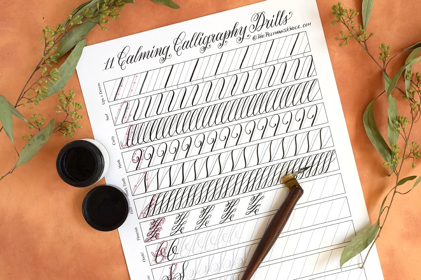 Free Printable Calligraphy Practice Pages