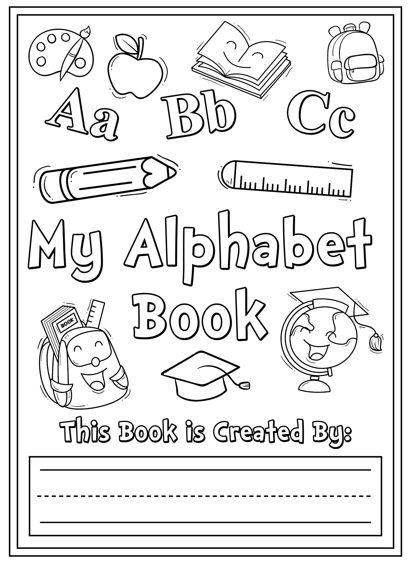 Free Printable Abc Book Template