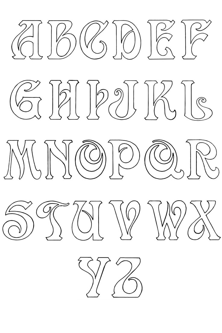 Alphabet Drawings