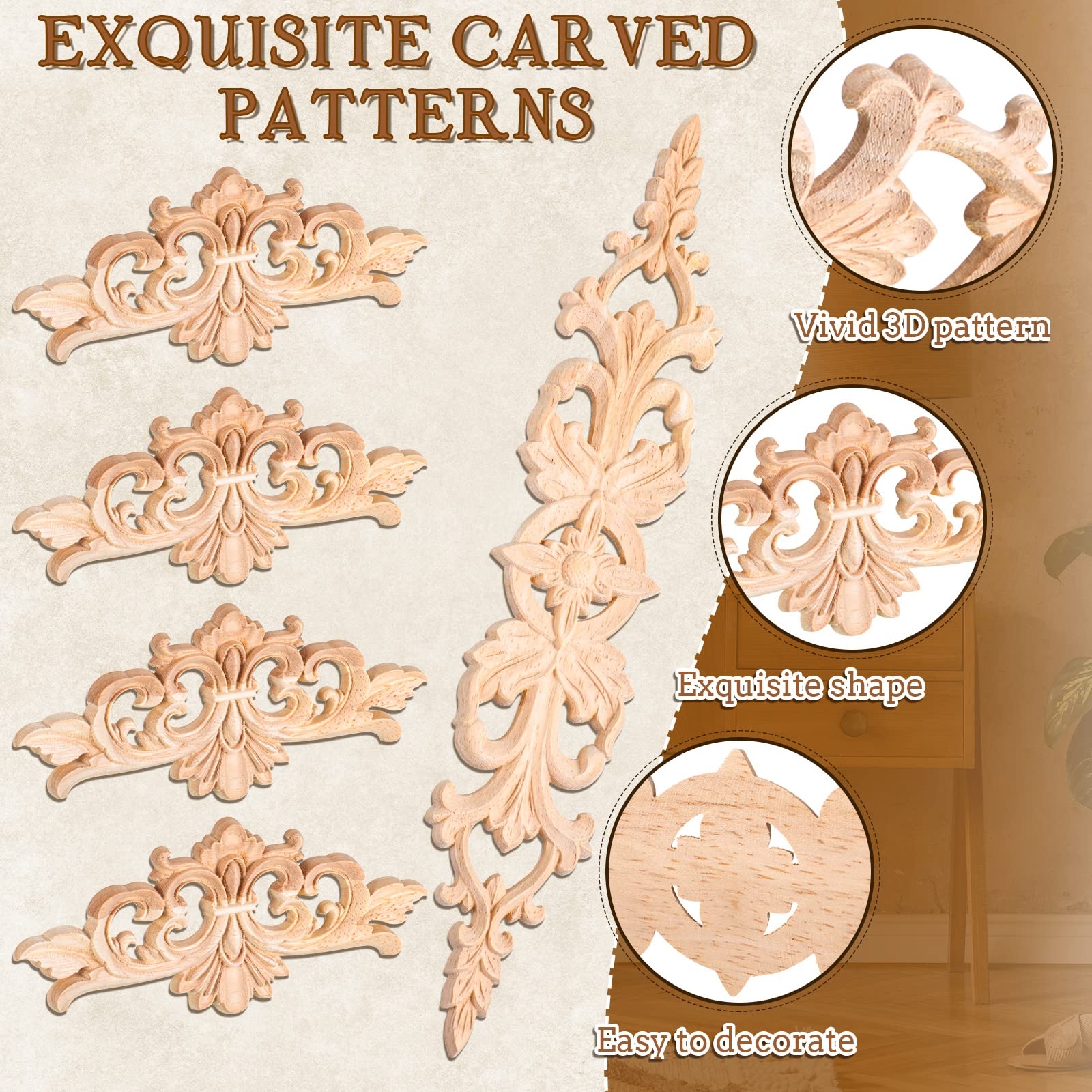 Scroll Appliques For Furniture